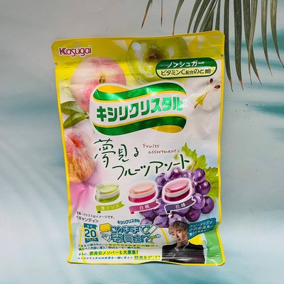 日本 Kasugai 春日井 綜合水果味硬糖 60g(蘋果/白桃/巨峰葡萄）