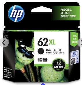 HP-C2P05A (62XL) 黑色 原廠高容墨水匣  含稅價