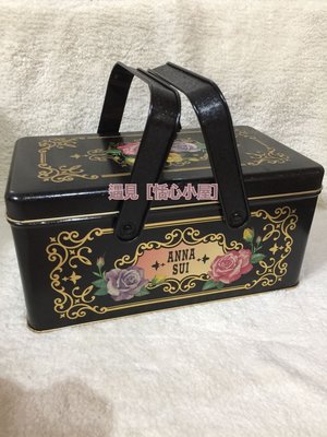 (現貨1)全新Anna sui安娜蘇 限量絕版復古薔薇手提盒 珠寶盒 化妝箱 置物盒 收納盒