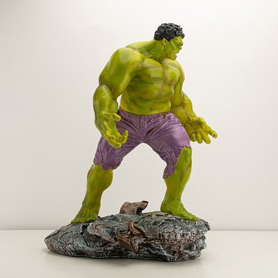 hulk浩克綠巨人60cm擺件漫威復仇者聯盟GK樹脂雕像模型手辦工藝品