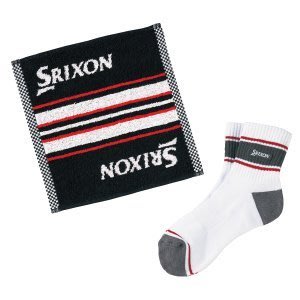 **三榮高爾夫** SRIXON 方巾襪子禮盒 高爾夫禮盒 GGF-10331