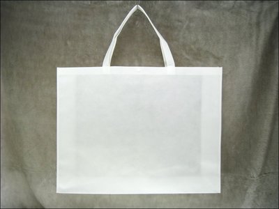 特大不織布環保袋(65*50*15)-BAG-043 素面無印刷(純白色*60只)