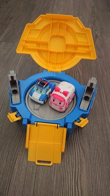 波力 救援小英雄 安寶 + 波力 變形機器人 附贈 波力手提基地 正版 ROBOCAR POLI