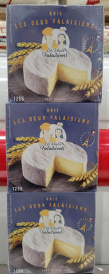 【小如的店】COSTCO好市多代購~LES DEUX 法國貝樂布利乾酪(125g*3入) 143008