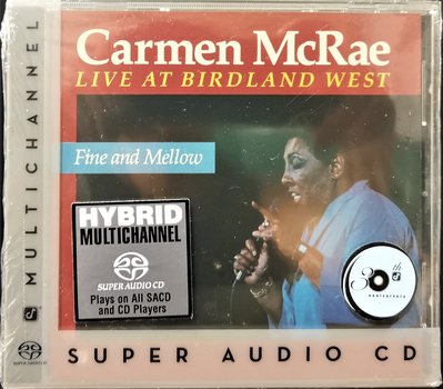 Carmen McRae卡門麥克蕾  Live at Birdland West SACD 【美版全新未拆 】可以在CD Player播放