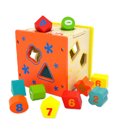 二手玩具~ming ta數字幾何形狀智慧盒