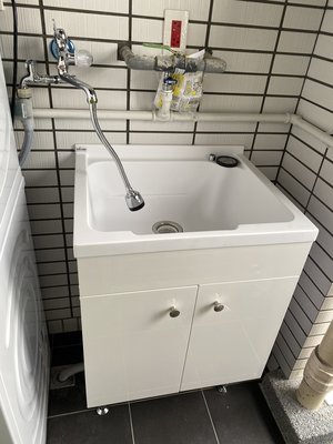 W60 W70造石洗衣枱 浴櫃組 陽洗台 洗衣槽