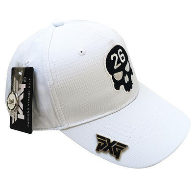 超值秒發高爾夫球帽 運動帽 運動帽子 新款高爾夫有頂透氣帽PXG骷髏頭太陽戶外運動帽子男女遮陽 運動帽 LT 高爾夫球帽