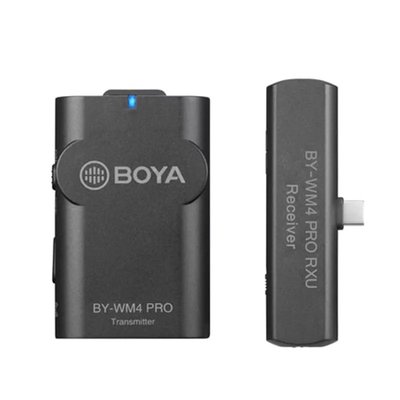 Boya BY-WM4 Pro K5〔一對一〕數字雙通道無線麥克風 公司貨 【適用 安卓 TYPE-C 設備專用 】