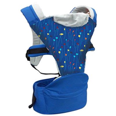 【悅兒園婦幼生活館】Combi 康貝 HIPSEAT-ff 折疊式坐墊背巾-藍彩帶
