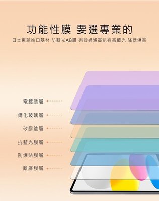 抗藍光玻璃貼 保護貼 平板玻璃貼 NILLKIN Apple iPad 10.9(2022/10代)Amazing V+