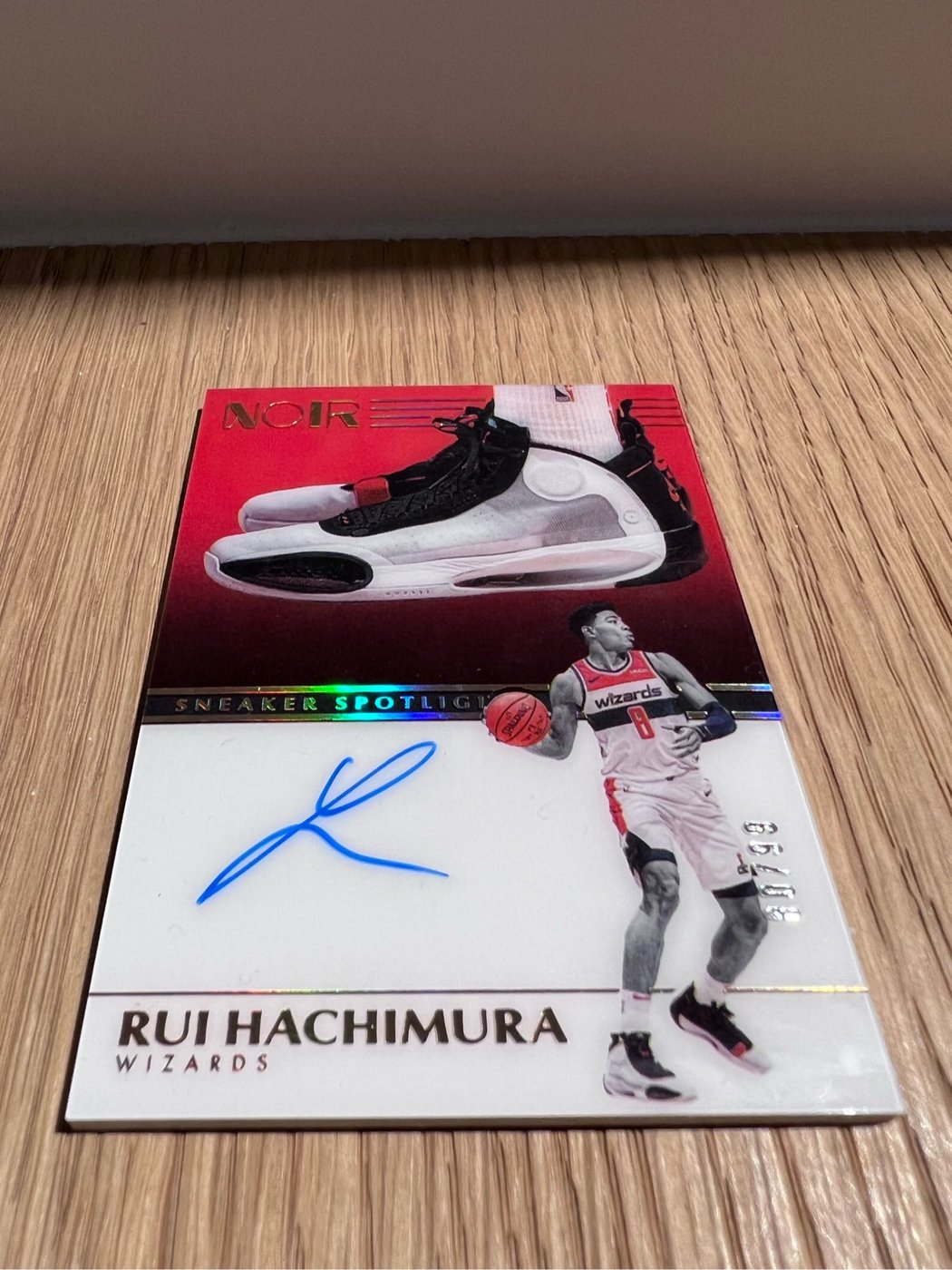 2019-20 Panini Noir Rui Hachimura 八村壘Sneaker Spotlight 新人