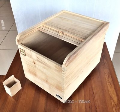 【美日晟柚木家具】桐木米桶 木甕 米缸 收納桶 木製米箱 5~20KG 四個尺寸