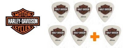【現代樂器】全新美國哈雷Harley Davidson 電吉他 吉他 0.60mm Pick / 彈片 買5送1 共6片