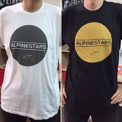 [阿菊潮流工作室] Alpinestars Black Rounder T-Shirt 黑色 白色 任您挑選 [免運費]