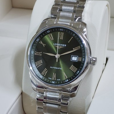 【個人藏錶】 LONGINES 浪琴 巨擘系列 新款綠色面盤 40mm 2023年2月 未配戴 台南二手錶