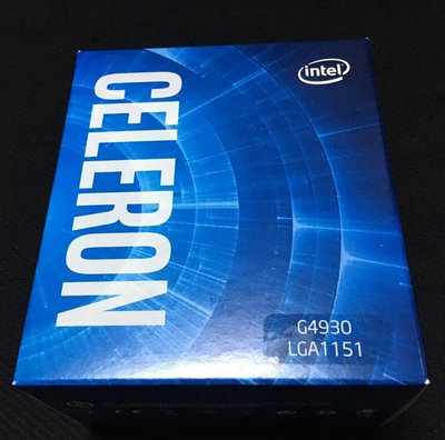 現貨 可馬上出貨 附原廠風扇 全新 8代 Intel G4930 LGA1151腳位 全新保固三年 捷元/聯強代理公司貨