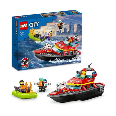 現貨 樂高 LEGO  City  城市系列 60373  消防救援船 全新未拆 公司貨