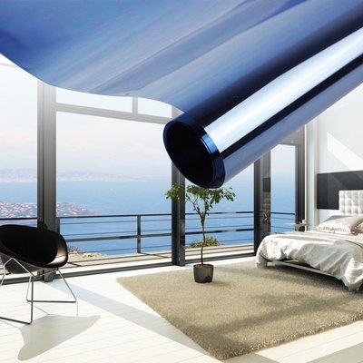 訂製尺寸-隔熱膜窗戶防曬玻璃貼紙家用防窺玻璃膜臥室單向透視遮光遮陽陽臺