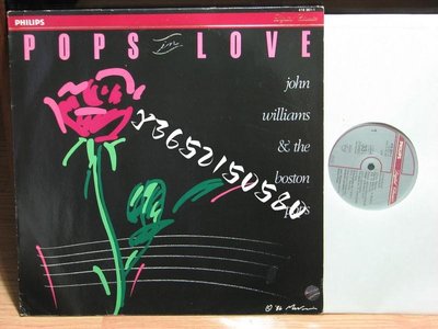 JOHN WILLIAMS THE BOSTON POP IN LOVE 1987 LP黑膠