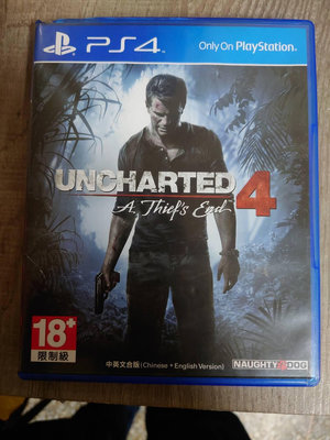 PS4 秘境探險 4 盜賊末路Uncharted 4 中文版