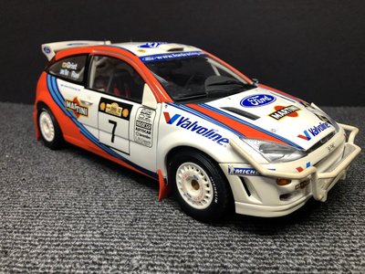 【JP.com】Autoart 1/18 Ford Focus WRC 99 #7 Rally版 無盒/中古
