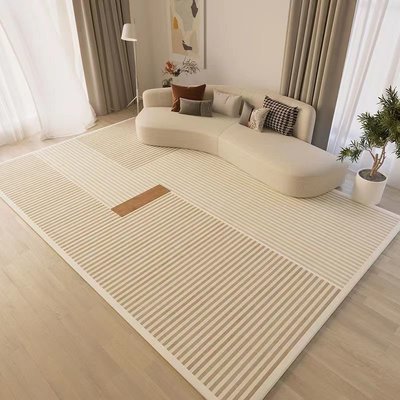 現代客廳地毯簡約沙發毯大面積鋪滿輕奢風沙發茶幾毯臥室地墊定製
