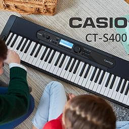 免運『CASIO 卡西歐』61鍵觸鍵感應電子琴 / CT-S400 / 公司貨保固 / 歡迎下單或蒞臨西門店賞琴🌹