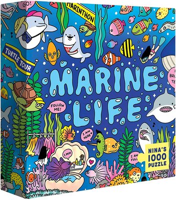 現貨全新正品 加拿大 SOONNESS Marine Life 海洋生活 拼圖 1000片