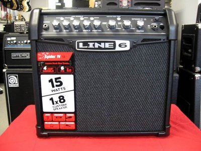【金聲樂器】全新原廠公司貨 LINE6 Spider IV 15 瓦 電吉他/音箱/破音專家