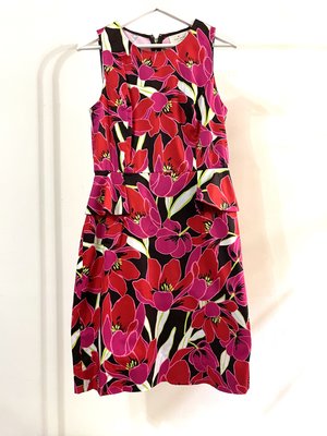 ❤️超低價🇺🇸紐約時尚 KATE SPADE 棉質印花小洋裝～花朵典雅迷人～