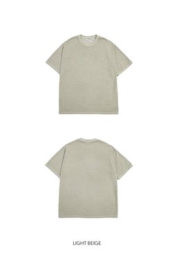 【吉米.tw】韓國代購 ACOVER PIGMENT WASHING T-SHIRTS 落肩 寬版 短袖 上衣