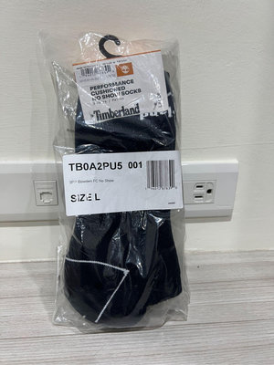 Timberland 全新黑色短棉襪（L) 3雙組