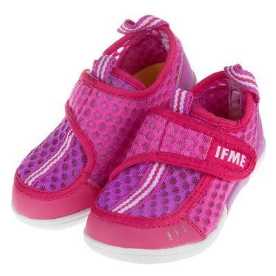 童鞋/日本IFME夏日桃紫色透氣速乾兒童機能水涼鞋(15~19公分)P7C322H