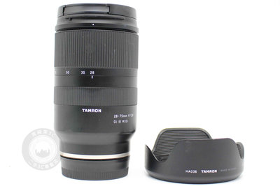 【高雄青蘋果3C】Tamron 28-75MM F2.8 DI III RXD FOR SONY E-MOUNT 二手鏡頭#87098