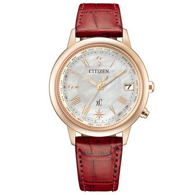 CITIZEN 星辰 xC 皇冠花瓣週年限定限量款-女錶36mm(CB1105-02W)