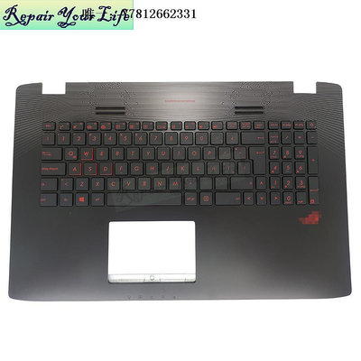 電腦零件華碩ASUS GL752 GL752VM GL752V GL752VL 筆記本鍵盤 LA 背光 C殼筆電配件