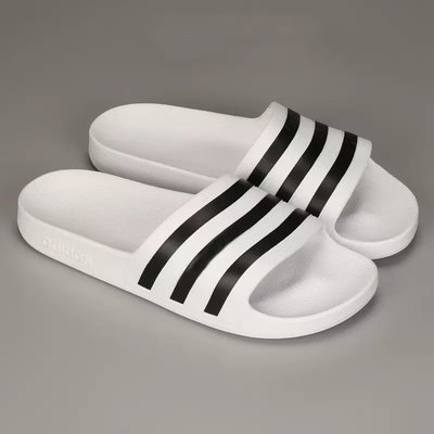 adidas ADILETTE AQUA 愛迪達白色拖鞋 海灘游泳拖鞋 愛迪達三條線拖鞋 F35539