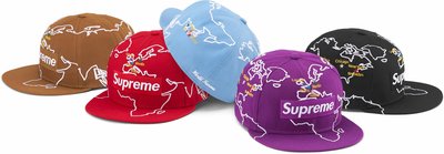 【紐約范特西】預購 SUPREME FW23 WORLDWIDE BOX LOGO NEW ERA 棒球帽