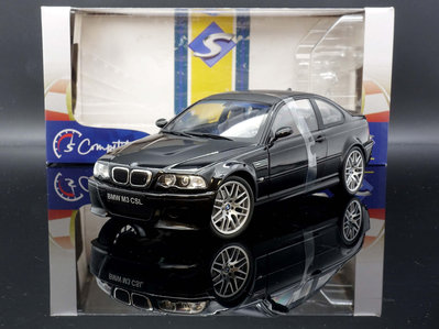 【MASH】現貨特價 Solido 1/18 BMW E46 CSL BLACK 2003