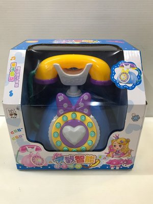～Tinny小舖（烘焙/雜貨）～早教智能聲光電話 復古電話 兒童聲光玩具  電話筒玩具