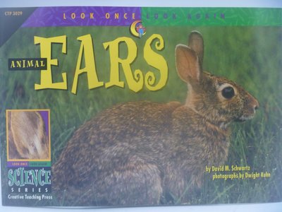 【月界】Animal Ears-Look Once,Look Again Science Series〖少年童書〗CER