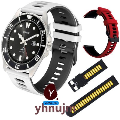 CASIO MDV106-1A 手錶錶帶 槍魚 劍魚 矽膠錶帶 矽膠 腕帶 手環MDV106-1A手錶帶
