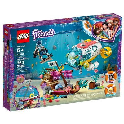 【樂GO】樂高 LEGO 41378 好朋友系列 海豚救援任務 friends 女孩 女生 潛水艇 積木 玩具 樂高正版
