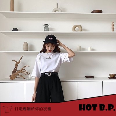 【熱賣精選】HOT 本舖夏季短褲 女 日系少女 黑色五分褲 高腰顯瘦 學生褲子 休閒短褲 A字版型 優質褲子 ins超火