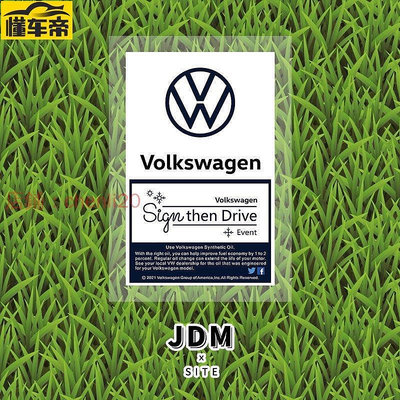 Volkswagen福斯大眾汽車靜電貼紙擋玻璃裝飾Tiguan MK6 Beetle Passat Golf
