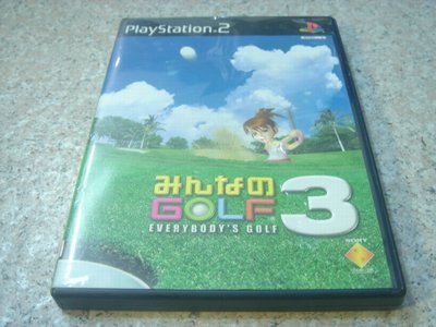 PS2 全民高爾夫3 Everybody's Golf 3 日文版 直購價300元 桃園《蝦米小鋪》