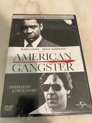 (全新未拆封)美國黑幫 American Gangster 加長版DVD(洲立公司貨)
