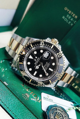 【預定】🌟ROLEX126603 半金海使 SeaDweller 🌟錶徑43mm 3235機芯 訂價$599500)經典黑金配色 新錶預定二手代尋 👌