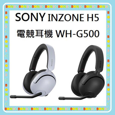 現貨 發票隨貨附台灣公司貨 SONY INZONE H5無線遊戲耳機 WH-G500電競耳機 WHG500 G500 台中